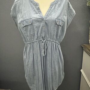 Motherhood Maternity Denim Tie Waist Maternity Too Size XL